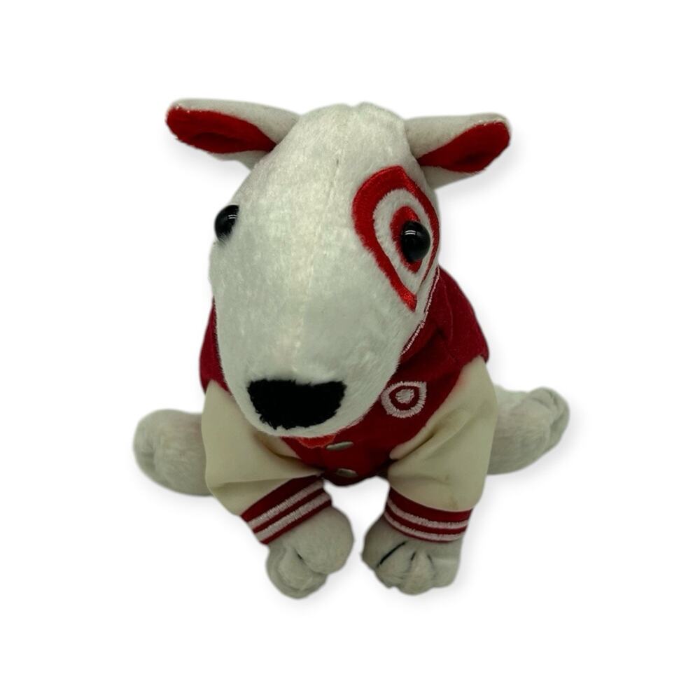 Target Careers Recruiting Bullseye Dog 7" Stuffed Plush w/Letterman Jacket 2008